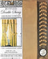 Mosaic Double Swag Fabric Shower Curtain with Ring Hooks, 2 Tie Backs - 70 x 72 in.